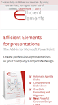 Mobile Screenshot of efficient-elements.com